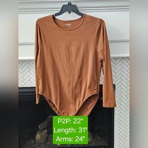 Old Navy Long Sleeve Crew Neck Bodysuit, EUC, Size 3X